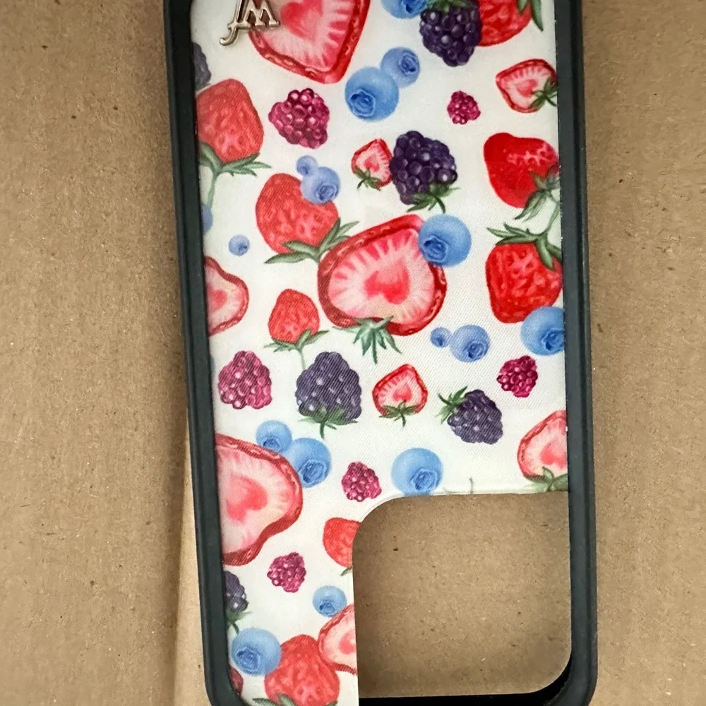 Velvet Caviar Pink & White Candy Cane MagSafe Phone Case - IPhone 14 Pro
